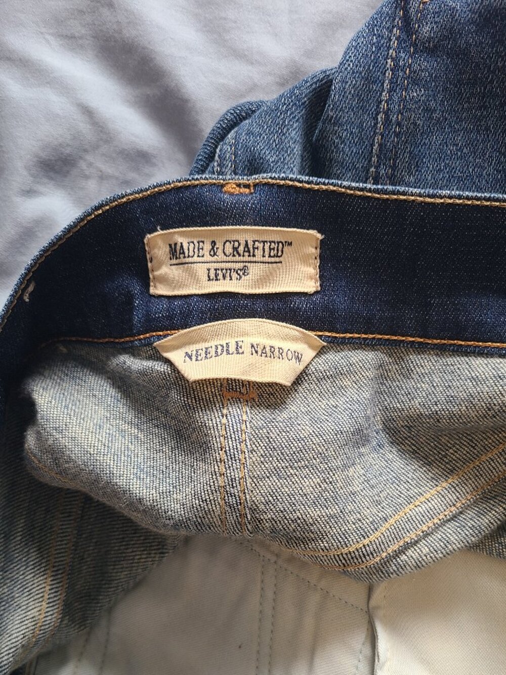 Levis Made & Crafted needle narrow skinny fit jeans - Picture 8 of 8